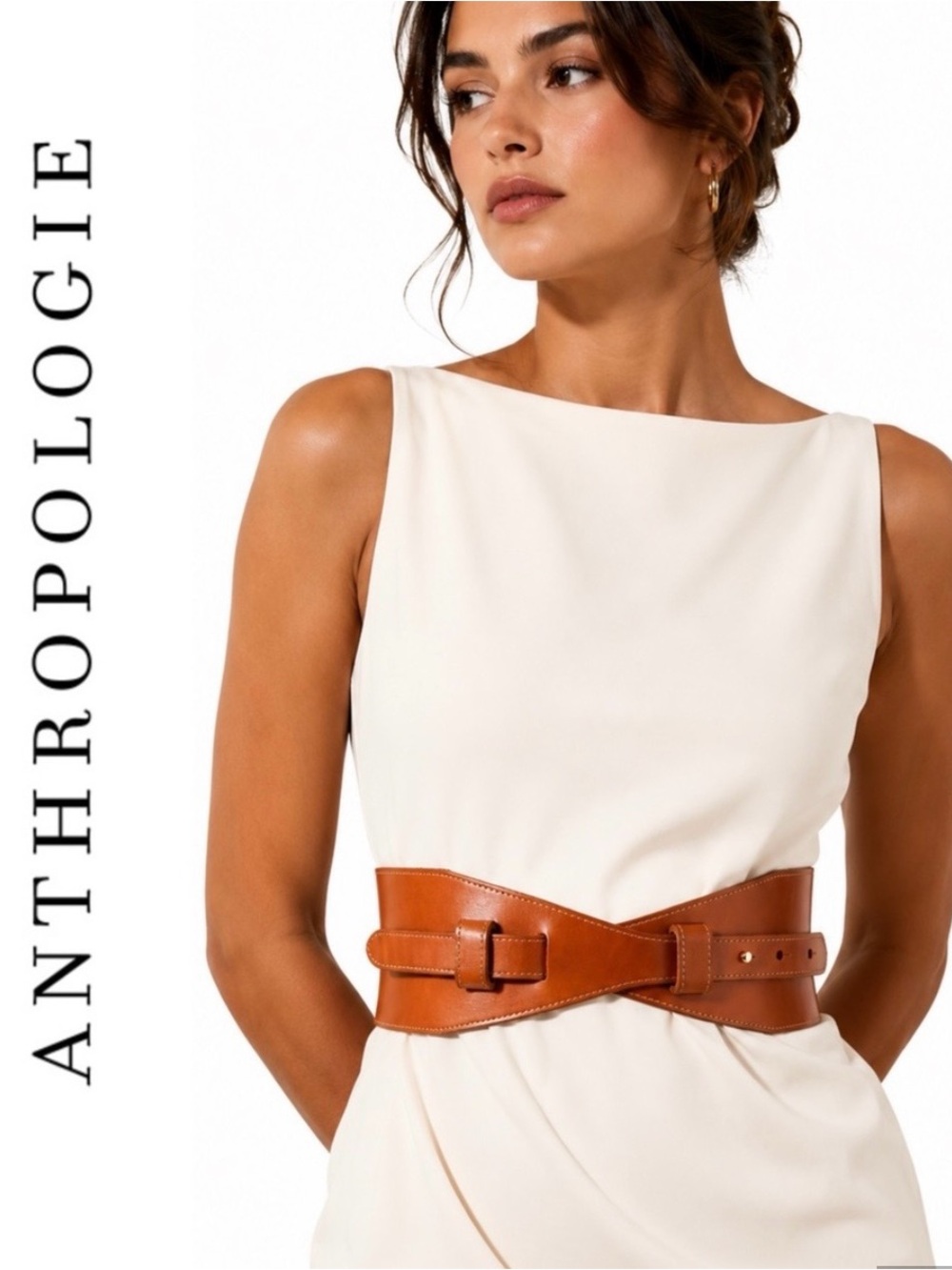 Anthropologie Wide Corset Belt